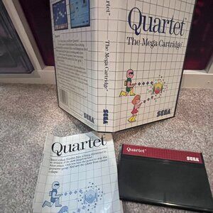 RARE Sega Master System Quartet, complete in box, good shape, not tested
